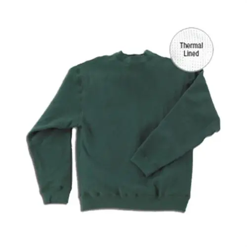 THERMAL-LINED CREW NECK
